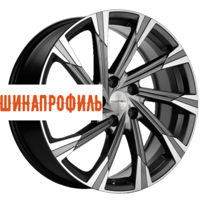 Диски Khomen Wheels Khomen Wheels KHW1901 (Tugella) 7,5x19 5x108 ET46 D63,4 Gray-FP