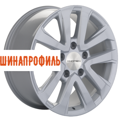 Диски Khomen Wheels Khomen Wheels KHW2003 (LX570/LC100/LC200) 8,5x20 5x150 ET58 D110,1 F-Silver