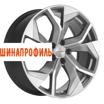 Диски Khomen Wheels Khomen Wheels KHW2006 (Q8) 8,5x20 5x112 ET20 D66,5 Brilliant Silver-FP