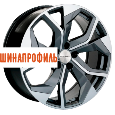 Диски Khomen Wheels Khomen Wheels KHW2006 (Audi/VW) 8,5x20 5x112 ET33 D66,6 Gray-FP