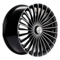 Khomen Wheels KHW2008 (Mercedes Front) 8,5x20 5x112 ET38 D66,6 Black-FP