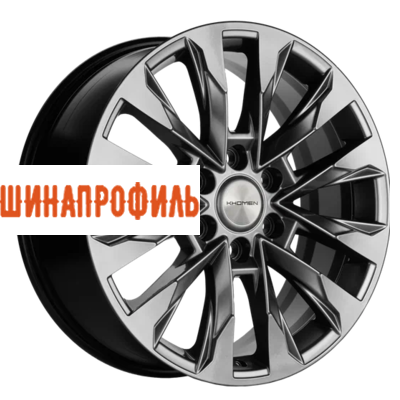 Диски Khomen Wheels Khomen Wheels KHW2010 (LC 300) 8x20 6x139,7 ET60 D95,10 Dark Chrome