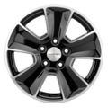 Khomen Wheels KHW1601 (Duster) 6,5x16 5x114,3 ET50 D66,1 Black-FP