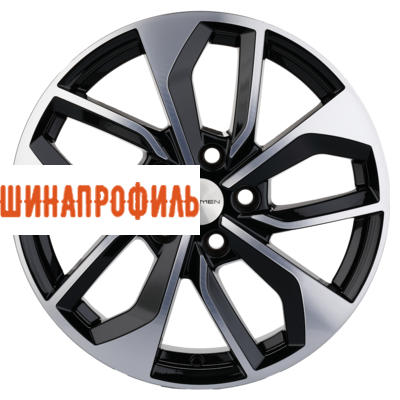 Диски Khomen Wheels Khomen Wheels KHW1703 (Qashqai) 7x17 5x114,3 ET40 D66,1 Black-FP