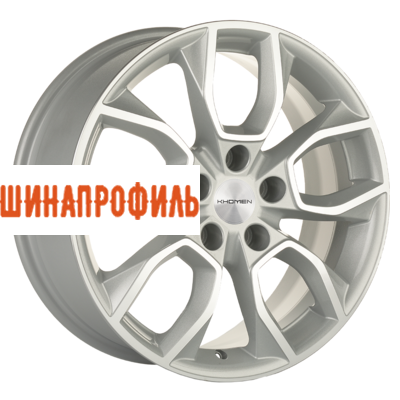 Диски Khomen Wheels Khomen Wheels KHW1713 (Kodiaq) 7x17 5x112 ET40 D57,1 F-Silver-FP