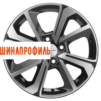 Диски Khomen Wheels Khomen Wheels KHW1501 (XRay) 6x15 4x100 ET37 D60,1 Black-FP