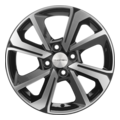 Khomen Wheels KHW1501 (XRay) 6x15 4x100 ET37 D60,1 Black-FP