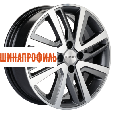 Диски Khomen Wheels Khomen Wheels KHW1609 (Rio II/Solaris II) 6x16 4x100 ET46 D54,1 Gray-FP
