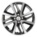 Khomen Wheels KHW1609 (Rio II/Solaris II) 6x16 4x100 ET46 D54,1 Black-FP