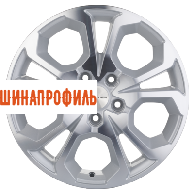 Диски Khomen Wheels Khomen Wheels KHW1711 (Arkana/Kaptur) 6,5x17 5x114,3 ET50 D66,1 F-Silver-FP