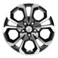 Khomen Wheels KHW1711 (Ceed) 6,5x17 5x114,3 ET50 D67,1 Black-FP