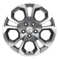 Khomen Wheels KHW1711 (Ceed) 6,5x17 5x114,3 ET50 D67,1 Gray-FP