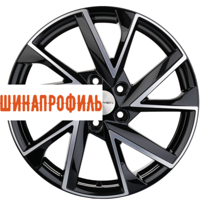 Диски Khomen Wheels Khomen Wheels KHW1714 (CX-5/Seltos/Optima) 7x17 5x114,3 ET50 D67,1 Black-FP