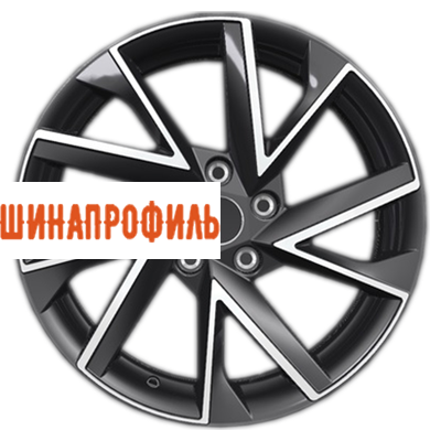 Диски Khomen Wheels Khomen Wheels KHW1714 (RAV4) 7x17 5x114,3 ET39 D60,1 Black-FP