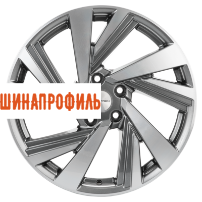 Диски Khomen Wheels Khomen Wheels KHW1801 (NX) 7,5x18 5x114,3 ET39 D60,1 Gray-FP