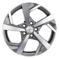 Khomen Wheels KHW1712 (A4) 7x17 5x112 ET46 D66,6 Gray-FP