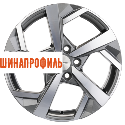 Диски Khomen Wheels Khomen Wheels KHW1712 (RAV4) 7x17 5x114,3 ET39 D60,1 Gray-FP