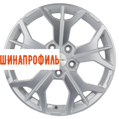 Диски Khomen Wheels Khomen Wheels KHW1715 (Changan/Geely/Lexus/Toyota) 7x17 5x114,3 ET45 D60,1 F-Silver-FP