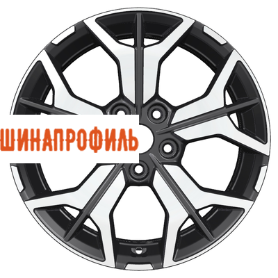 Диски Khomen Wheels Khomen Wheels KHW1715 (RAV4) 7x17 5x114,3 ET39 D60,1 Black-FP
