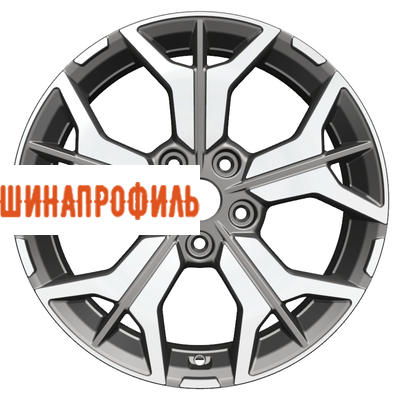 Диски Khomen Wheels Khomen Wheels KHW1715 (RAV4) 7x17 5x114,3 ET39 D60,1 Gray-FP