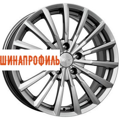 Диски КиК КиК Акцент (КС562) 7x17 5x114,3 ET41 D67,1 Дарк платинум
