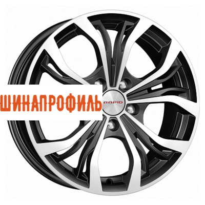 Диски КиК КиК Аламида-оригинал (КС660) 6,5x16 5x114,3 ET41 D67,1 Алмаз черный