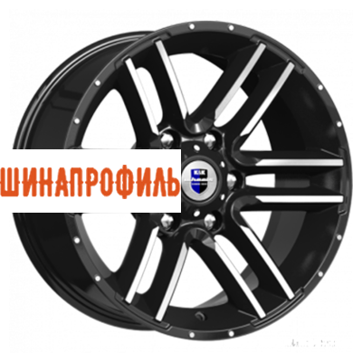 Диски КиК КиК Алгама (КС762) 8x17 6x139,7 ET0 D106,1 Алмаз черный