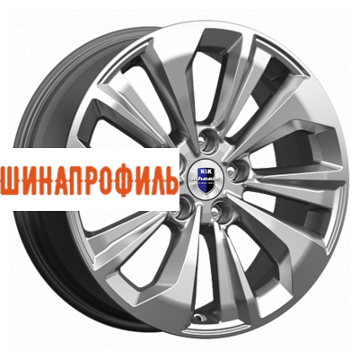 Диски КиК КиК Авиор (КС936) 7x17 5x114,3 ET45 D67,1 Дарк платинум брайт