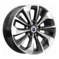 КиК Авиор (КС936) 7x17 5x114,3 ET45 D66,1 Алмаз черный