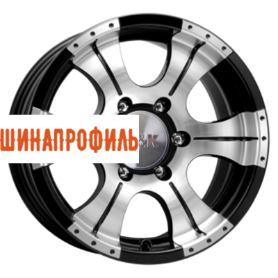 Диски КиК КиК Байконур (КС465) 8x16 6x139,7 ET20 D108,5 Алмаз черный