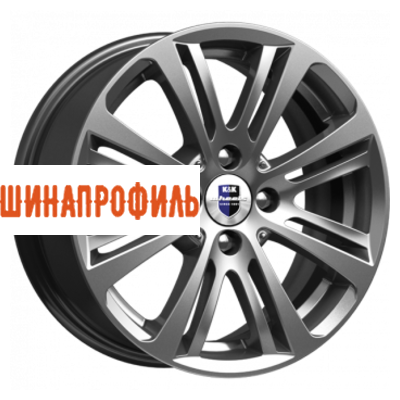 Диски КиК КиК Беринг (КС653) 5,5x14 4x100 ET43 D67,1 Дарк платинум