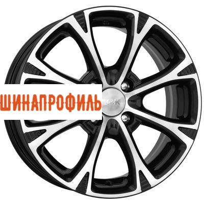 Диски КиК КиК Блюз (КС606) 6x15 4x100 ET38 D67,1 Алмаз черный