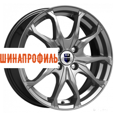 Диски КиК КиК Brent (КС733) 6x16 4x100 ET50 D67,1 Дарк платинум