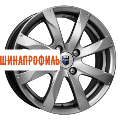 Диски КиК КиК Джемини-оригинал (КС617) 6x15 4x100 ET37 D60,1 Дарк платинум