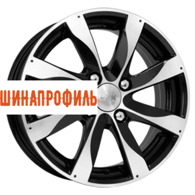 Диски КиК КиК Джемини (КС480) 5,5x14 4x98 ET40 D58,5 Алмаз черный