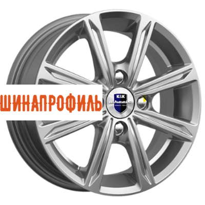 Диски КиК КиК Флэш-оригинал (КС698) 5x14 4x100 ET43 D60,1 Дарк платинум