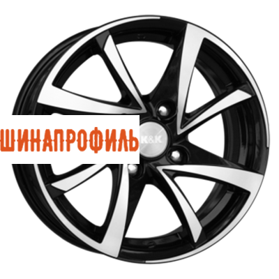 Диски КиК КиК Игуана (КС546) 6,5x15 4x100 ET46 D54,1 Алмаз черный