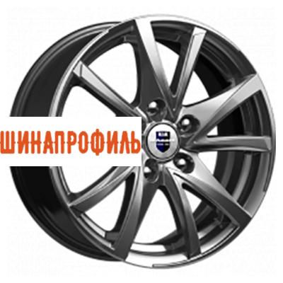 Диски КиК КиК Игуана (КС566) 5,5x14 4x108 ET24 D65,1 Дарк платинум