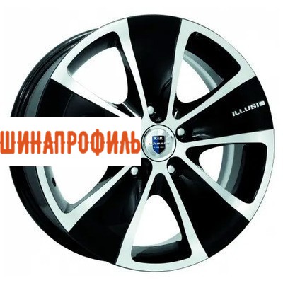 Диски КиК КиК Иллюзио-оригинал (КС455) 6,5x17 5x108 ET49 D60,1 Алмаз черный