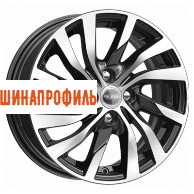 Диски КиК КиК КС882 6x15 4x100 ET37 D60,1 Алмаз черный