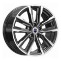 КиК Лацио (КС964) 7,5x17 5x114,3 ET40 D66,1 Алмаз черный
