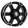 КиК M56-оригинал (КС593) 7x16 6x139,7 ET22 D107,1 Алмаз черный