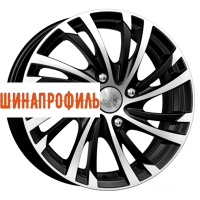 Диски КиК КиК Мейола-оригинал (КС643) 6x15 4x100 ET37 D60,1 Алмаз черный