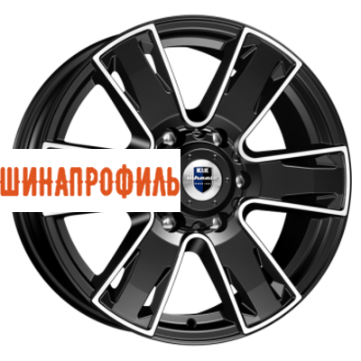 Диски КиК КиК Севенна (КС726) 7x17 6x139,7 ET30 D106,1 Алмаз черный