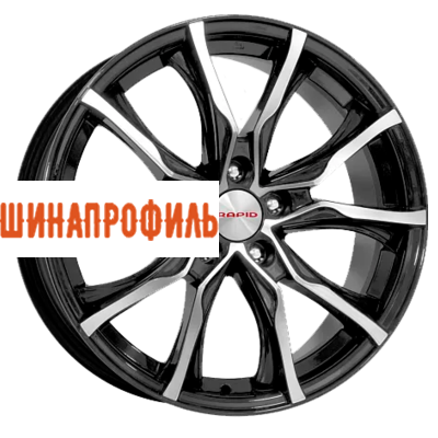 Диски КиК КиК Твист-оригинал (КС697М) 7,5x17 5x114,3 ET46 D67,1 Алмаз черный