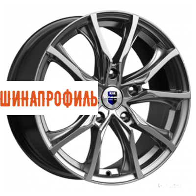 Диски КиК КиК Твист-оригинал (КС697М) 7,5x17 5x120 ET32 D72,6 Дарк платинум