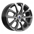 КиК Urals (КС732) 6,5x15 5x100 ET43 D67,1 Дарк платинум