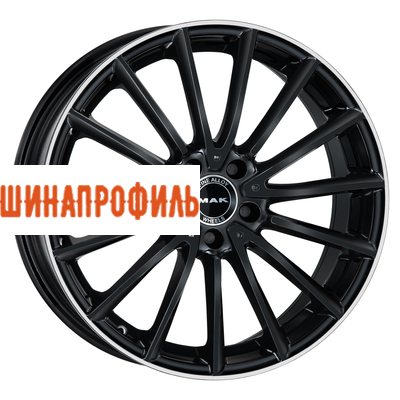Диски MAK MAK Komet 7,5x17 5x112 ET45 D66,6 Gloss Black Mirror Ring
