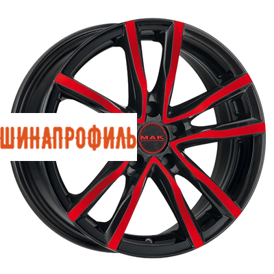 Диски MAK MAK Milano 6,5x16 5x112 ET45 D76 Black Red Face