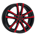 MAK Milano 6,5x16 5x112 ET45 D76 Black Red Face